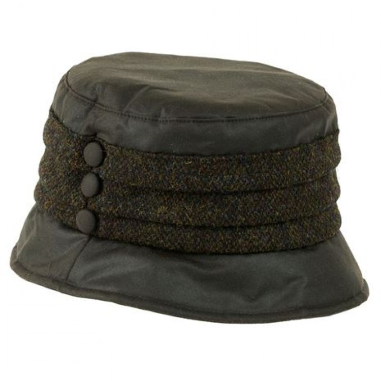 Amy Wax/Tweed Pleat Hat
