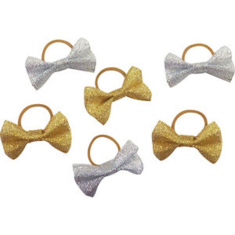 Equi-Thème Gold Glitter Braiding Bows