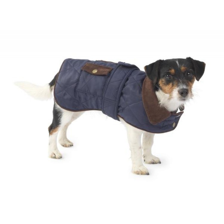House of Paws Quilted Woodland Dog Coat -XL/18