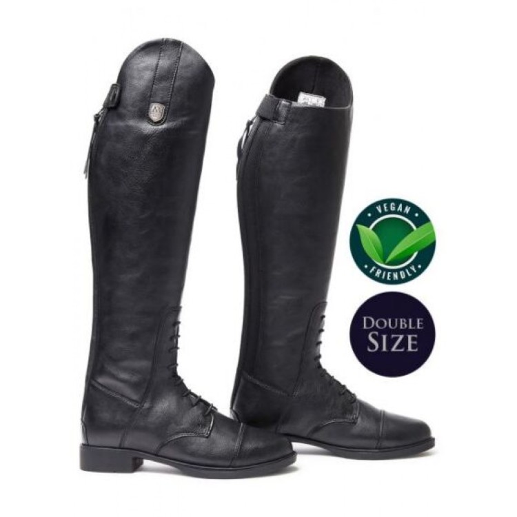 Mountain Horse 'Veganza' Young Double Size Riding Boot - Black