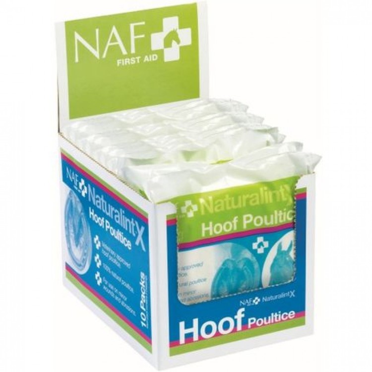 NAF NaturalintX Hoof Poultice - Box of 10 Packs.