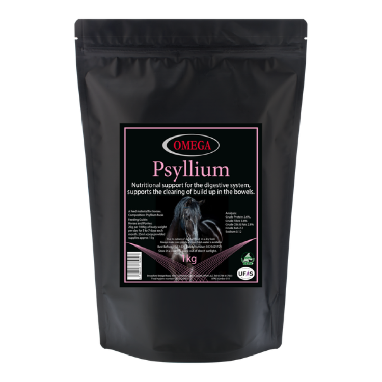 Omega Equine Psyullium - 1kg.